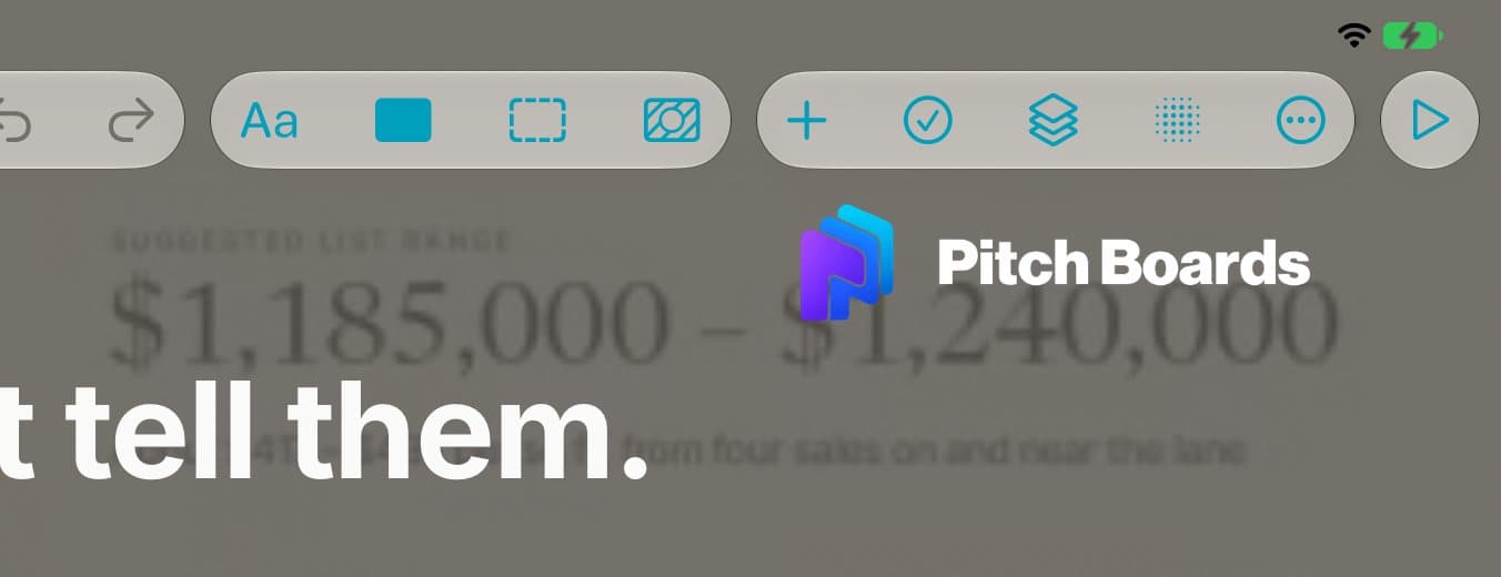 The play button at the top right of the editing tools.