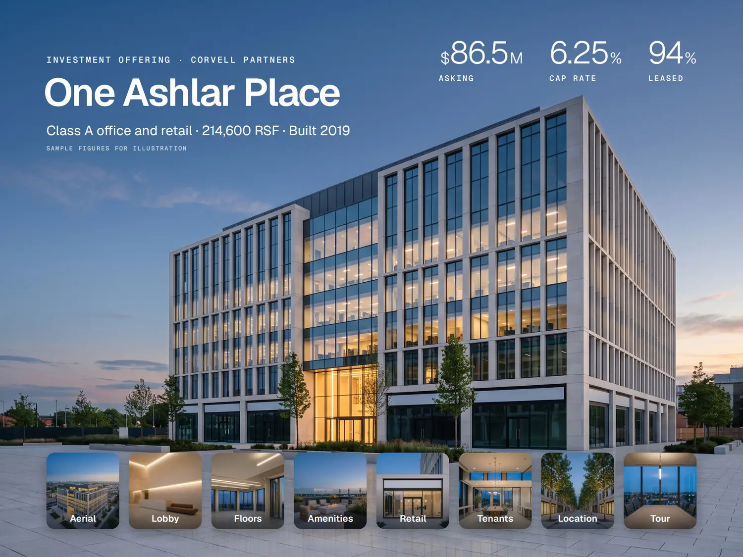 One Ashlar Place — Classic, built in PitchBoards.