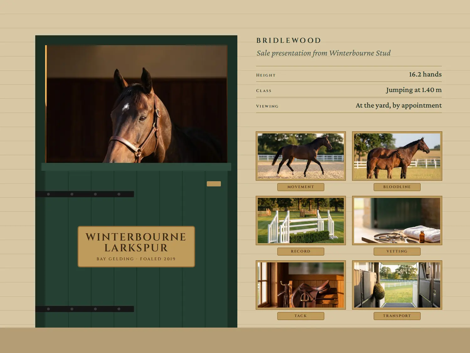 Winterbourne Larkspur — Stable door, built in PitchBoards.