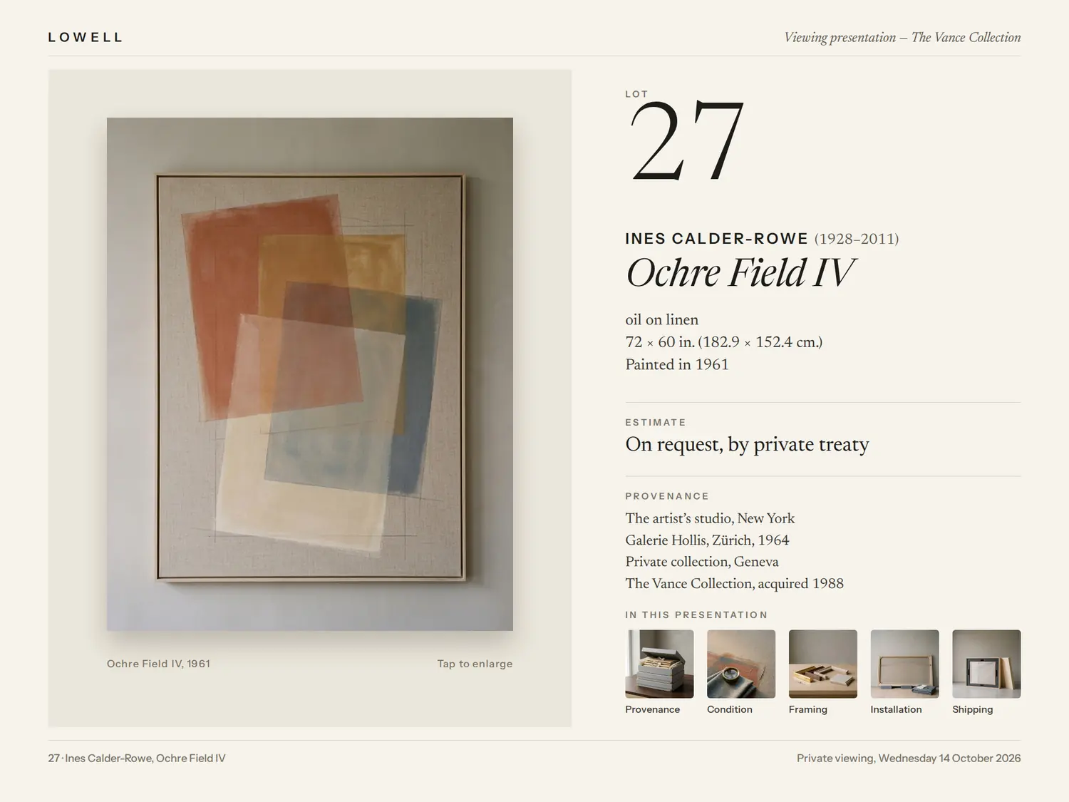 The Vance Collection — Lot, built in PitchBoards.